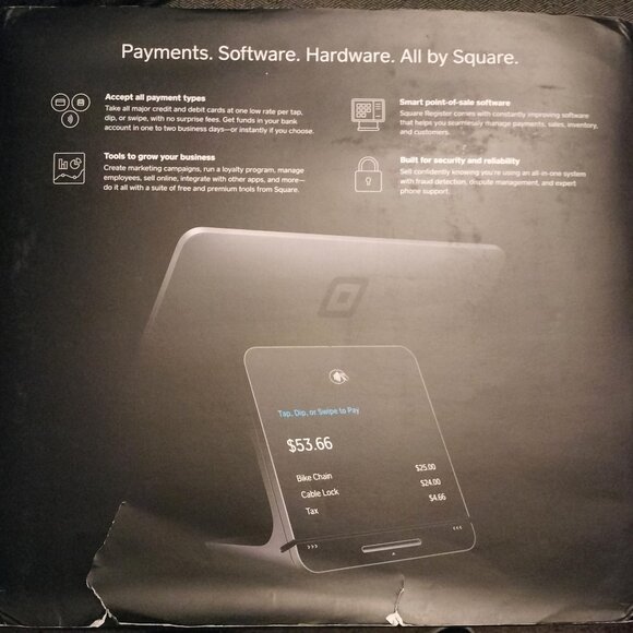 Used Square Register POS Sysytem " Excellent Condition" - Picture 5 of 16